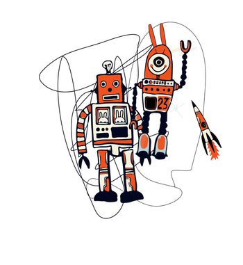 机器人印花华亿平台图片