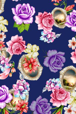 金属相框印花华亿平台图片