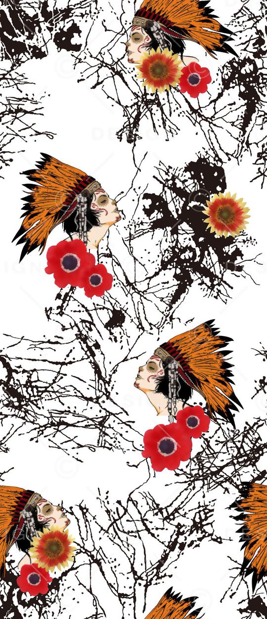 莫妮卡-女装华亿平台印花华亿平台图片