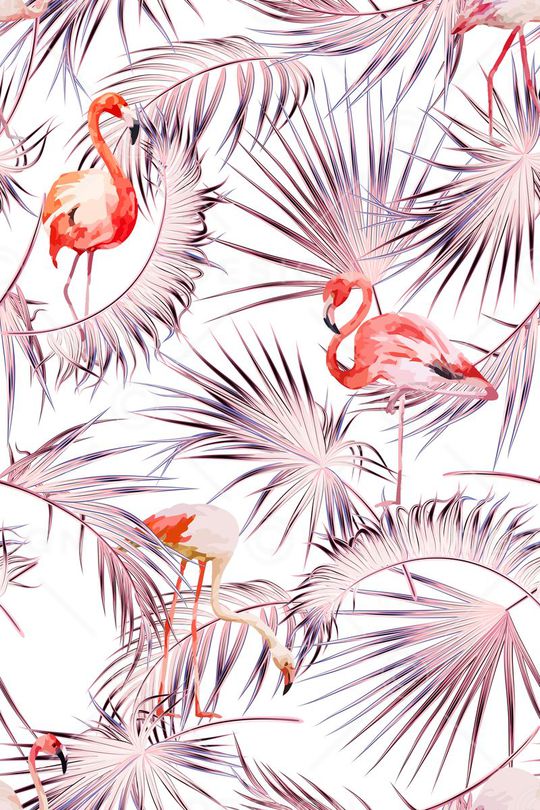 火烈鸟印花华亿平台图片