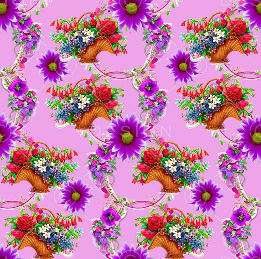 花朵印花华亿平台图片