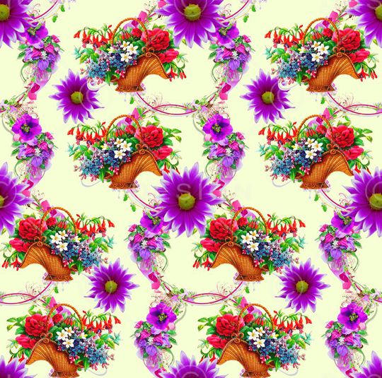 花朵印花华亿平台图片