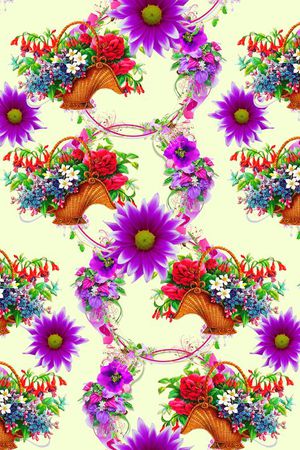 花朵印花华亿平台图片