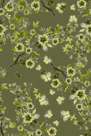 手绘印花华亿平台图片