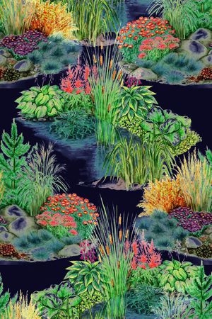 手绘印花华亿平台图片