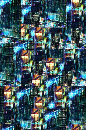 抽象印花华亿平台图片