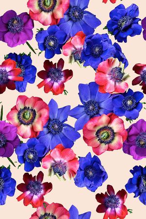 浪漫花卉印花华亿平台图片