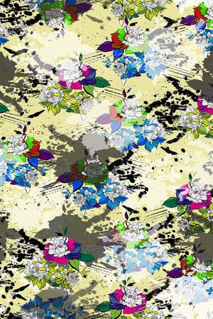 泼墨印花华亿平台图片