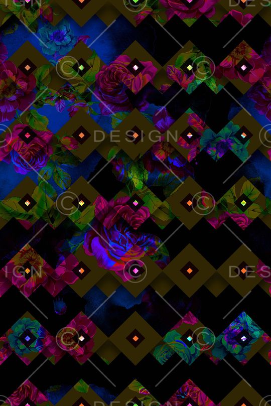 几何印花华亿平台图片