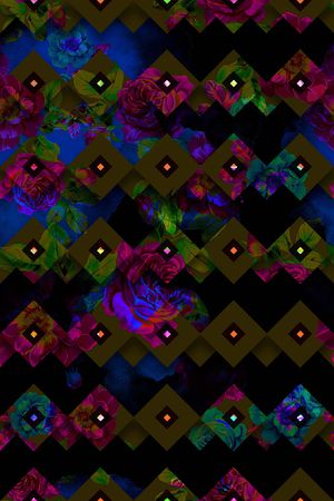 几何印花华亿平台图片