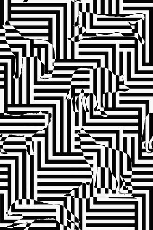 几何印花华亿平台图片