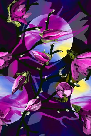 时尚中国风印花华亿平台图片