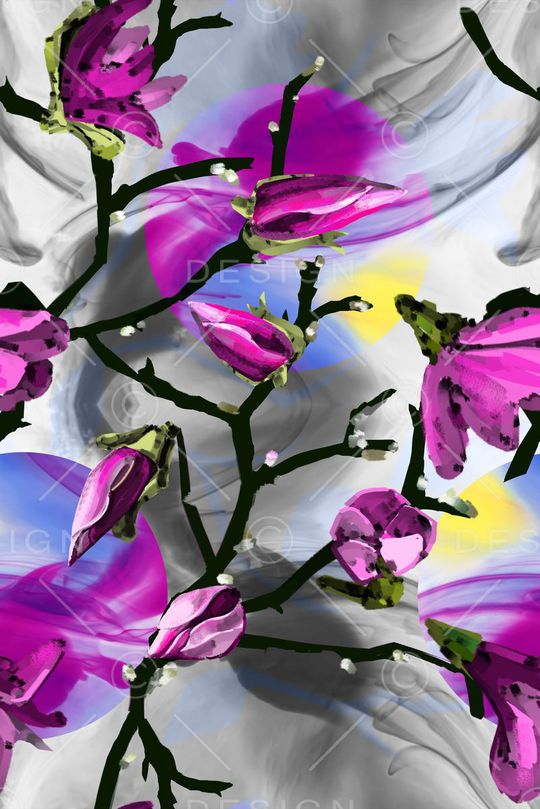 时尚中国风印花华亿平台图片