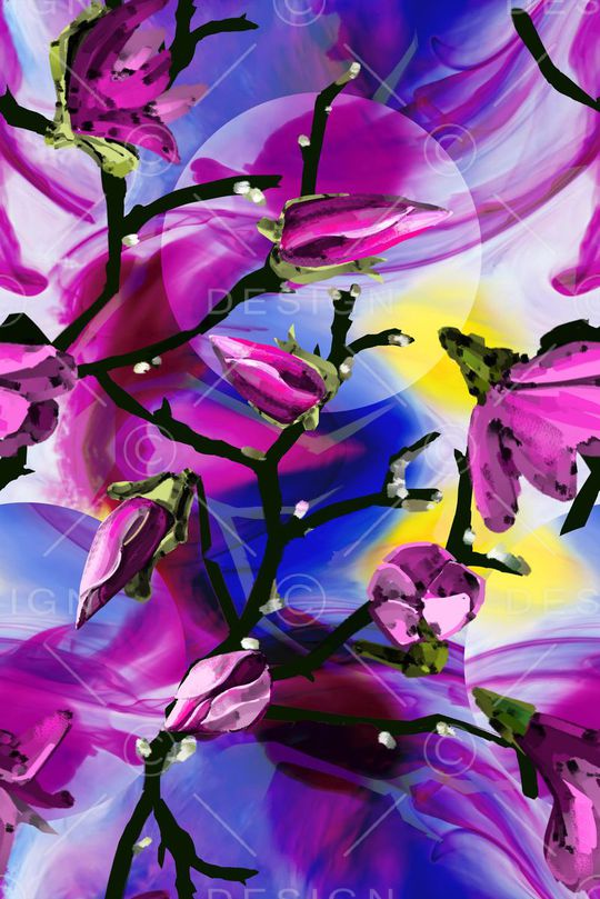 时尚中国风印花华亿平台图片