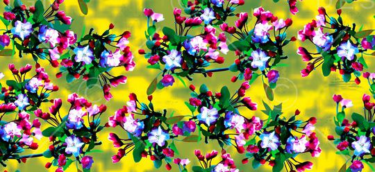 花朵印花华亿平台图片