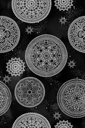 曼陀罗印花华亿平台图片