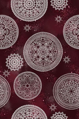 曼陀罗印花华亿平台图片