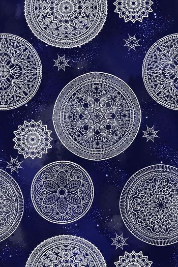 曼陀罗印花华亿平台图片