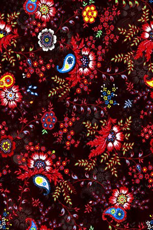 古典花纹印花华亿平台图片