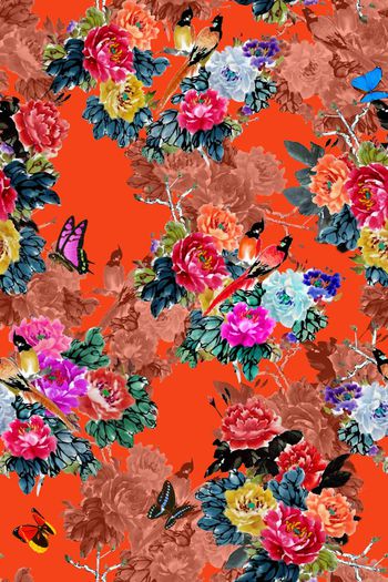 695443-2016-8-24工笔画牡丹花鸟2