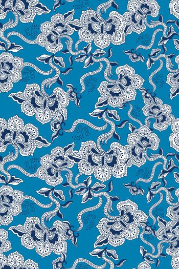 青花瓷印花华亿平台图片