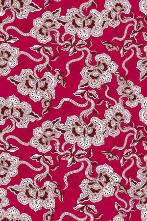 青花瓷印花华亿平台图片