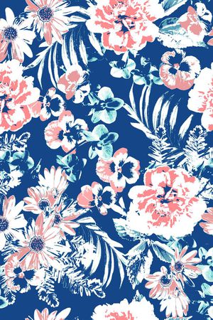 时尚泳装印花华亿平台图片