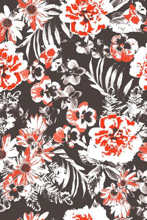 火烈鸟印花华亿平台图片