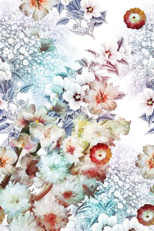 花朵印花华亿平台图片