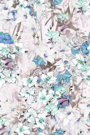 碎花印花华亿平台图片