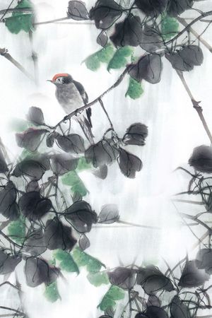 中国风印花华亿平台图片