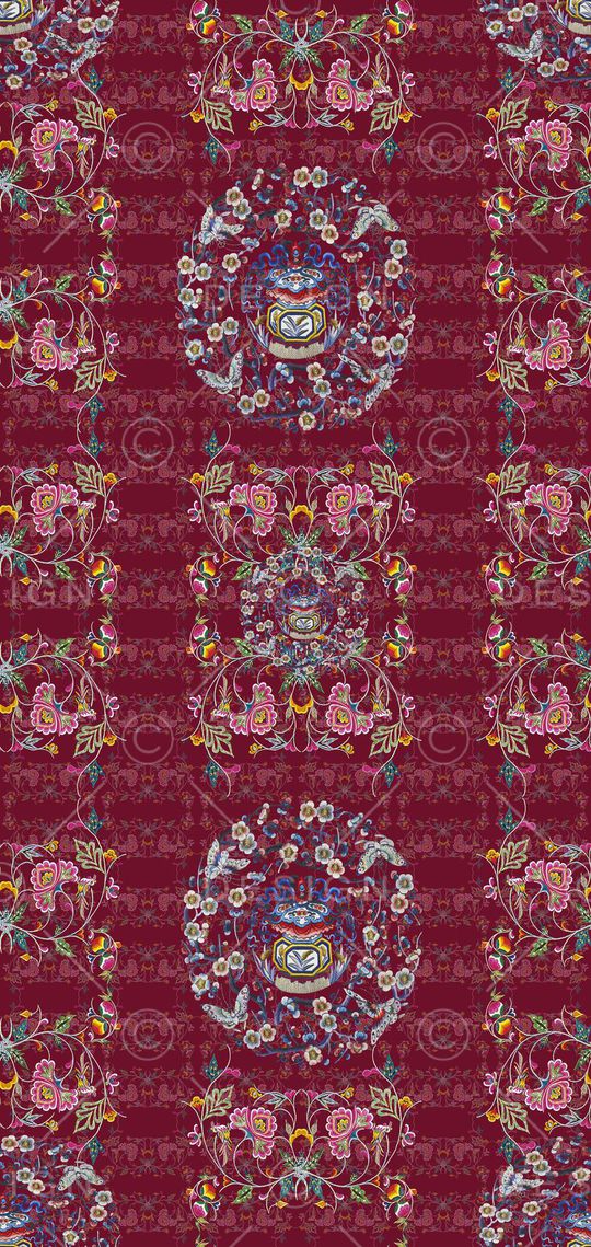 条纹混搭印花华亿平台图片