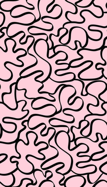 几何线条印花华亿平台图片