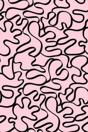 几何线条印花华亿平台图片