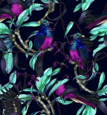 鸟印花华亿平台图片