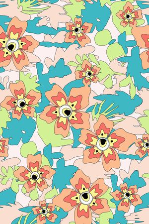 抽象印花华亿平台图片