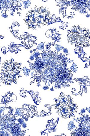 中国风印花华亿平台图片