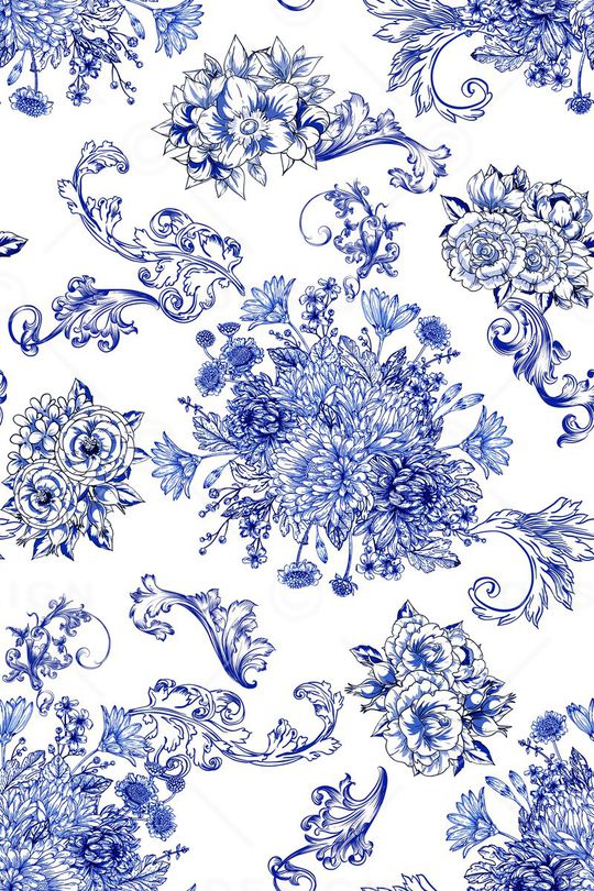 中国风印花华亿平台图片