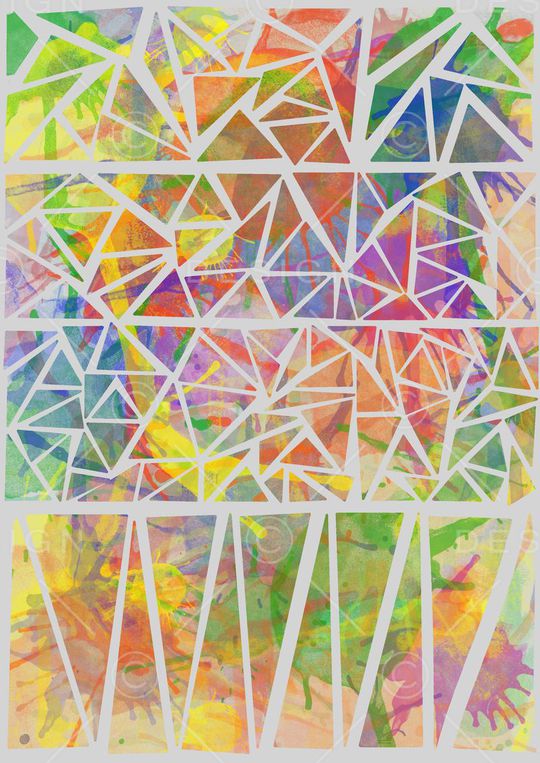 几何印花华亿平台图片