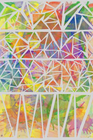 几何印花华亿平台图片