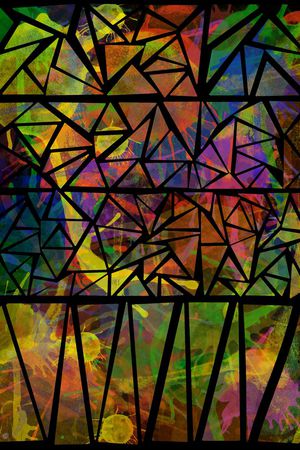 几何印花华亿平台图片