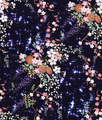 695915-繁空-几何星空花卉II