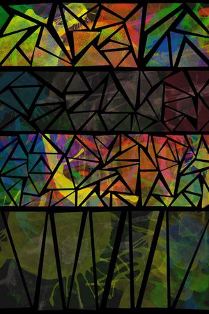 几何印花华亿平台图片