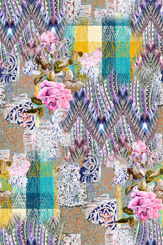 民族风印花华亿平台图片