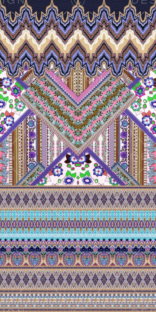 民族风印花华亿平台图片