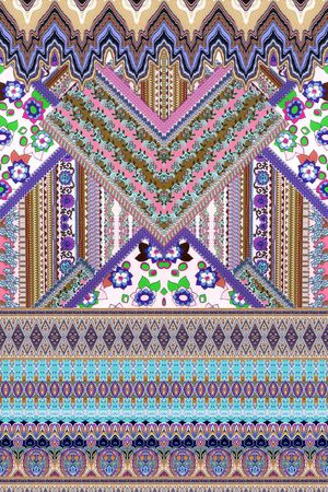 民族风印花华亿平台图片