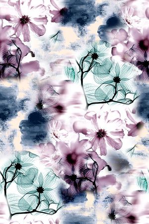 中国风印花华亿平台图片