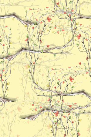 小碎花印花华亿平台图片