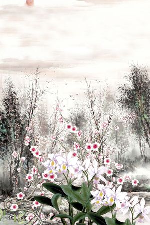 桃花印花华亿平台图片