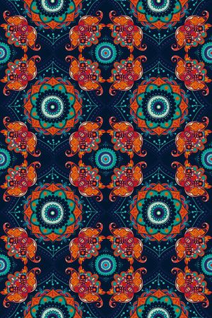 民族风长巾佩斯利印花印花华亿平台图片